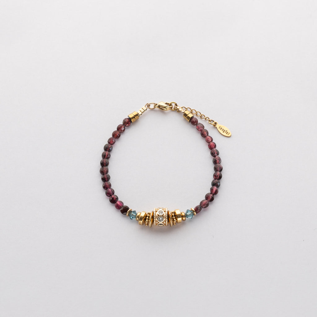 Bracelet Chantra (grenats)