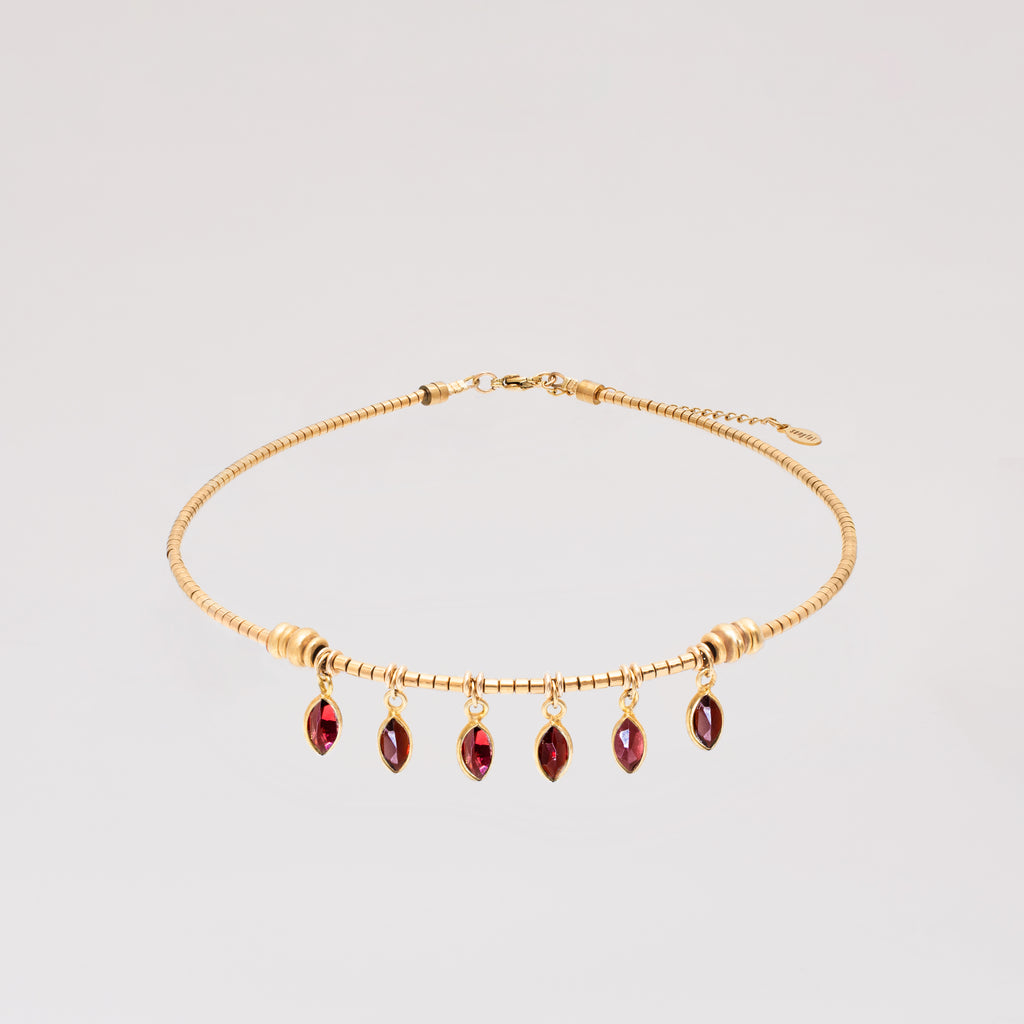 Collier Sila (grenat)